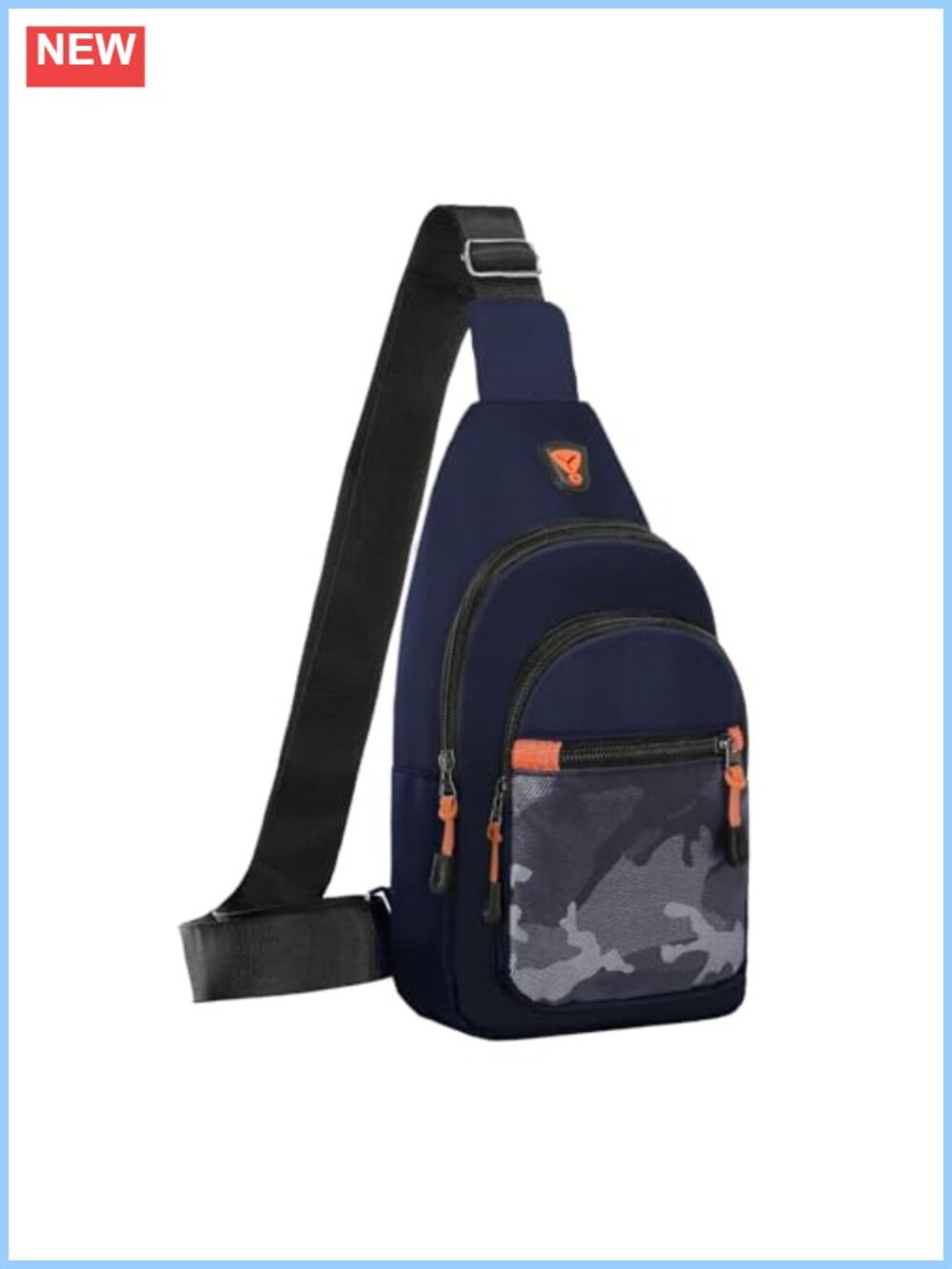 MOSISO Small Sling Backpack Crossbody Nylon Lightweight Hiking Daypack